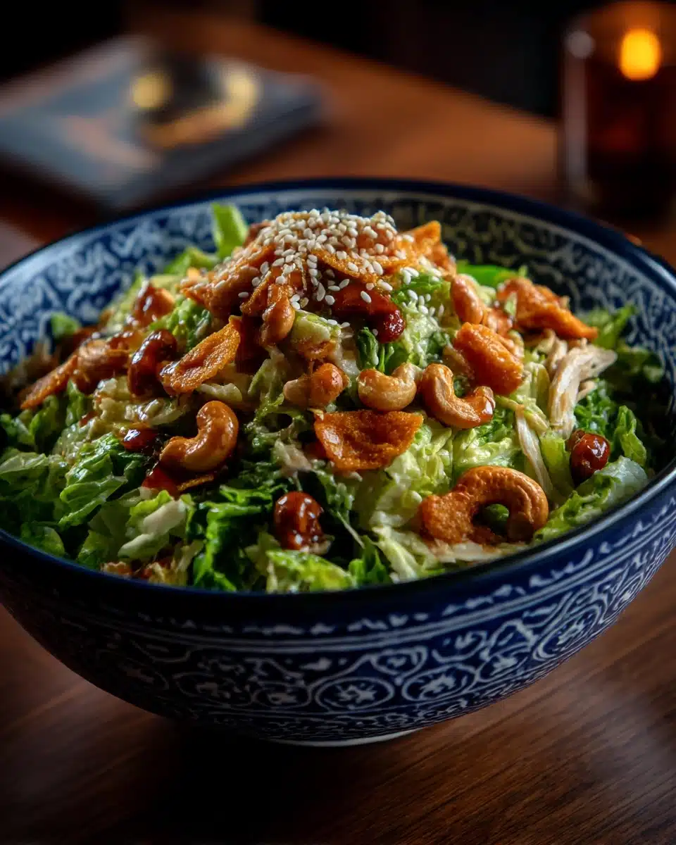 Napa Chicken Salad with Sesame Dressing Recipe