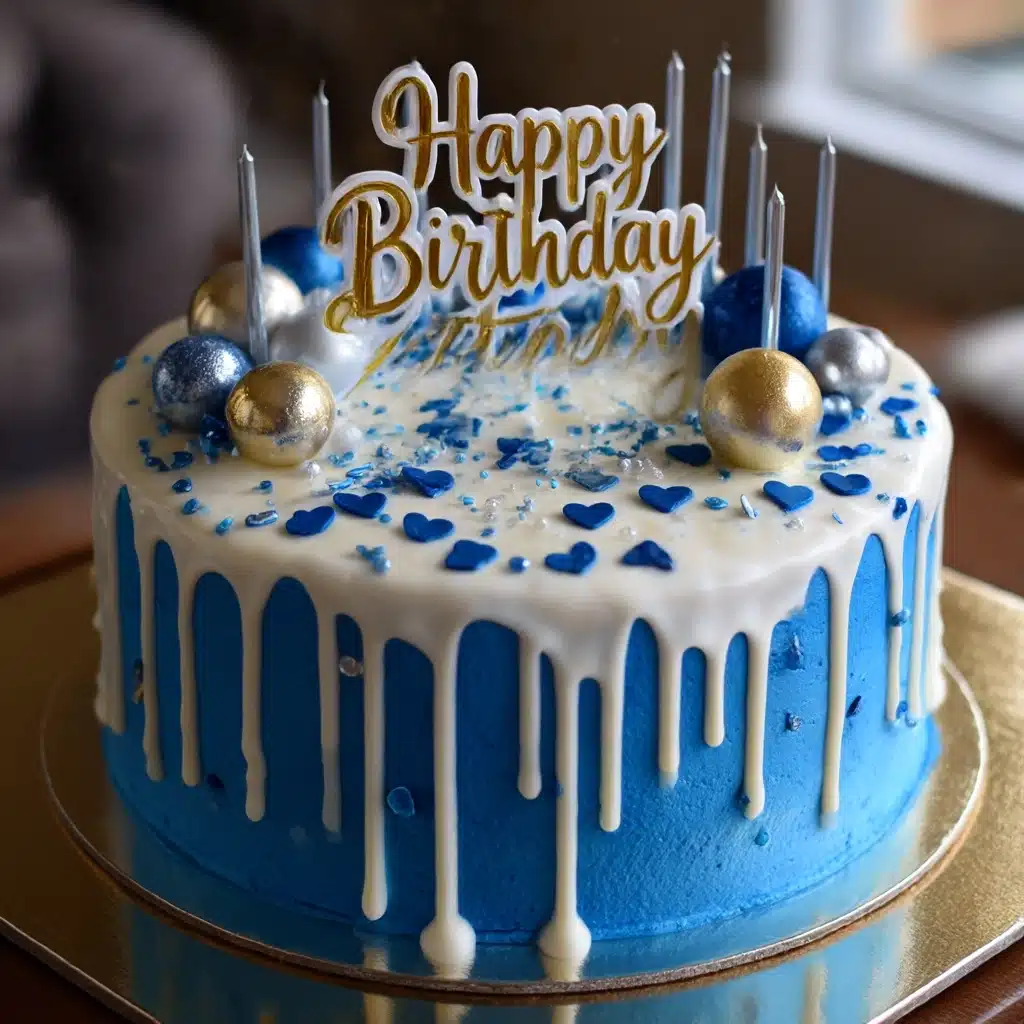 Drip Dog Birthday Cake Recipe - Recipe Image