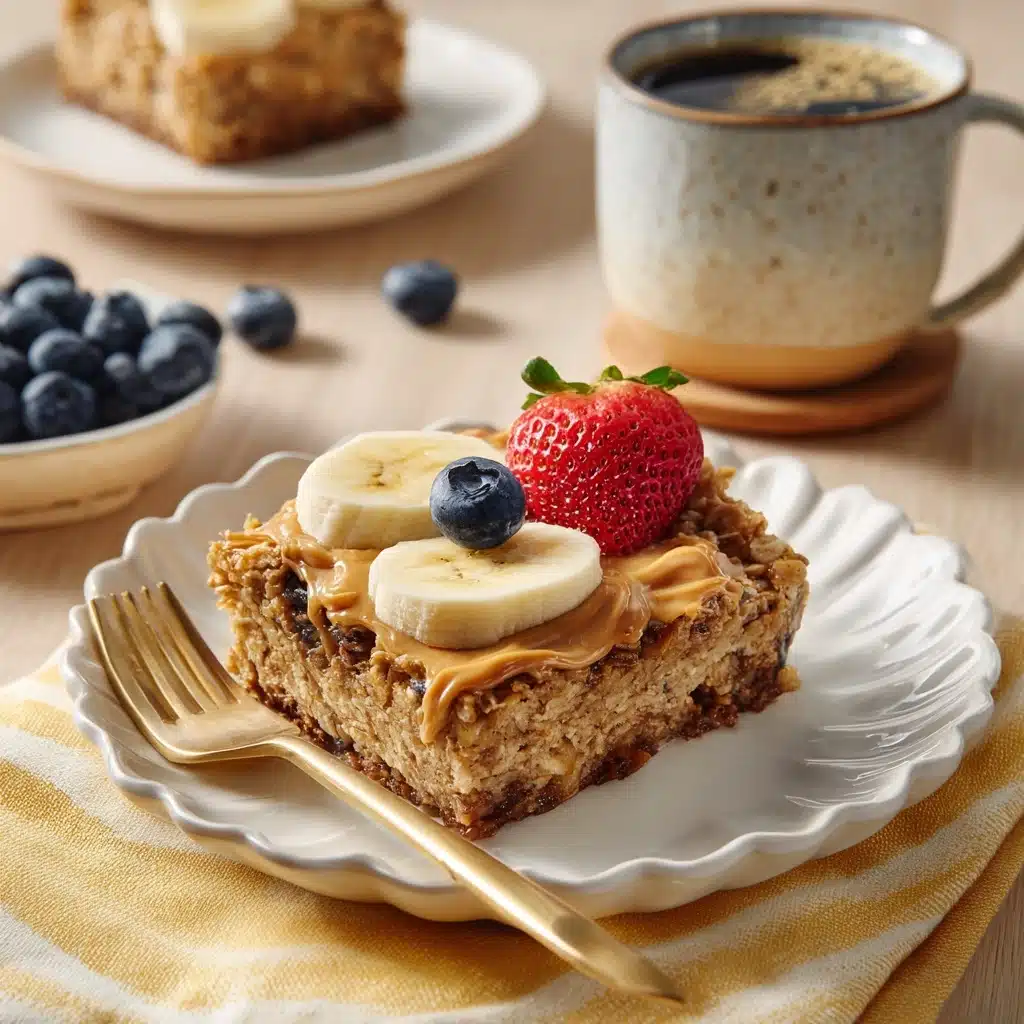 Banana Baked Oatmeal Recipe - Recipe Image