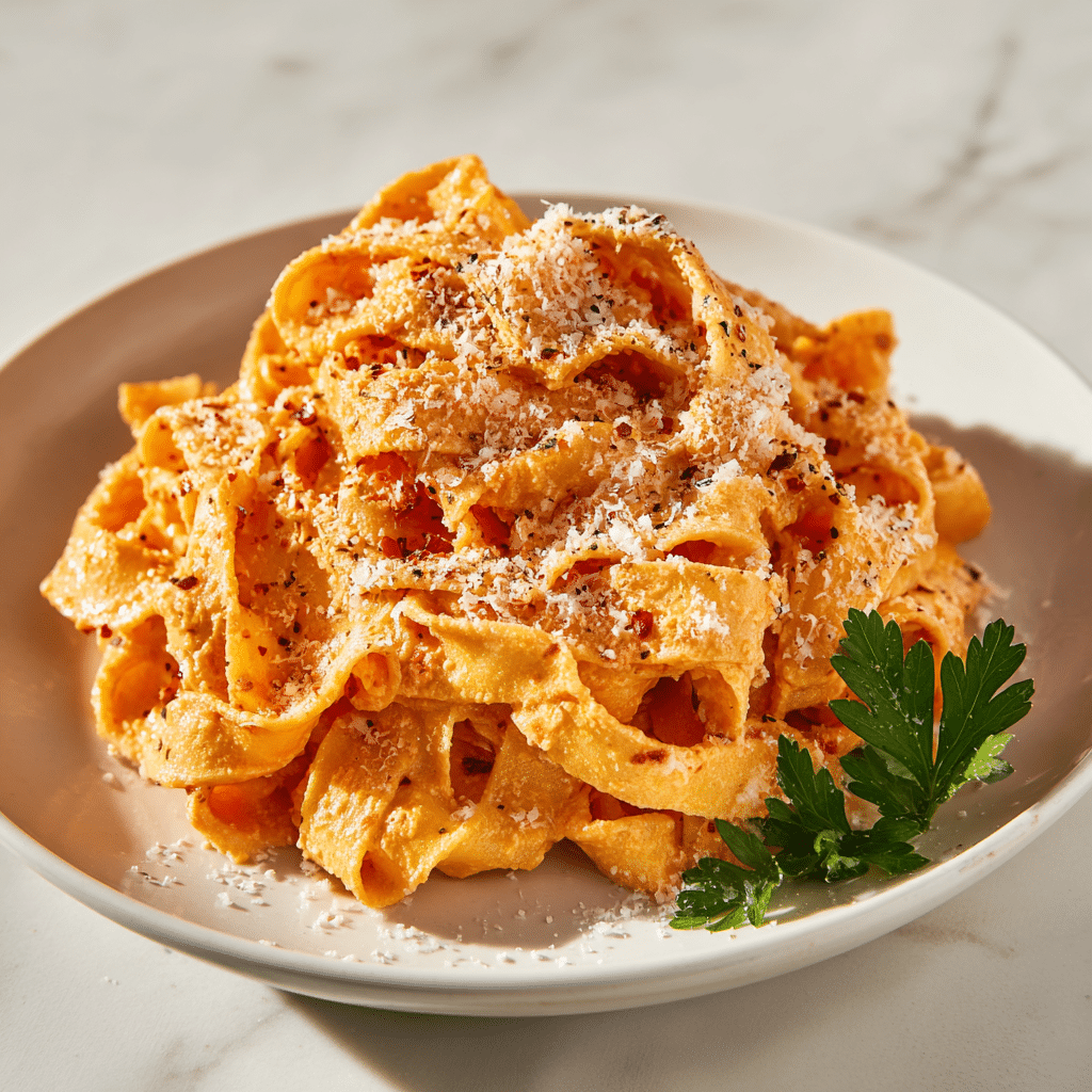 Creamy Chili Oil Pasta Recipe - Recipe Image