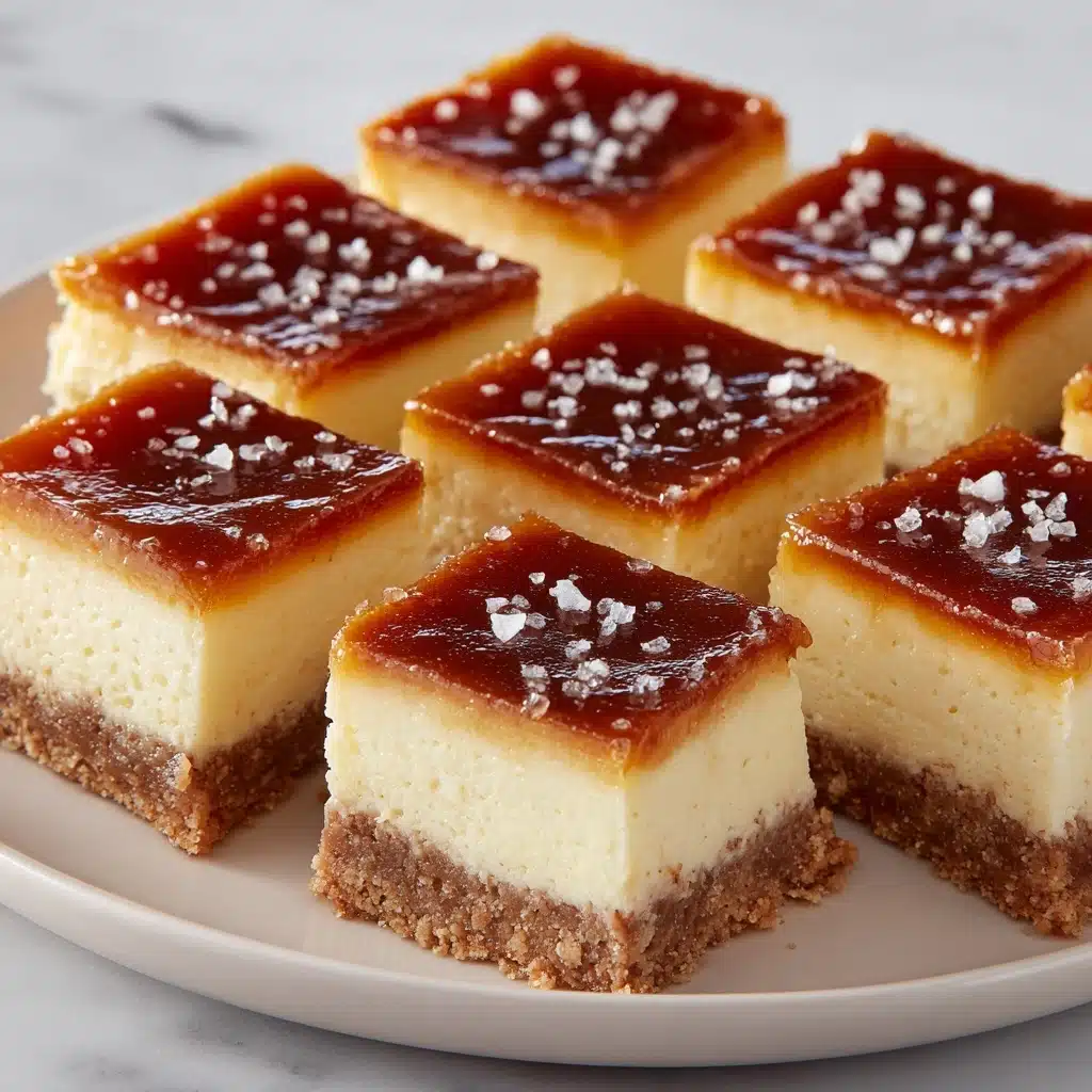 Caramel Cheesecake Bars Recipe - Recipe Image