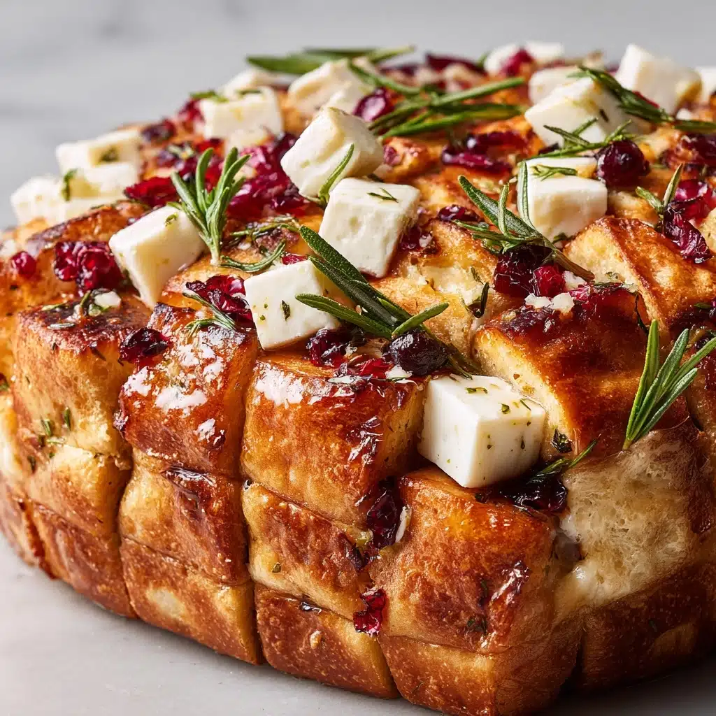 Cranberry Brie Sourdough Pull-Apart Bread Recipe - Recipe Image