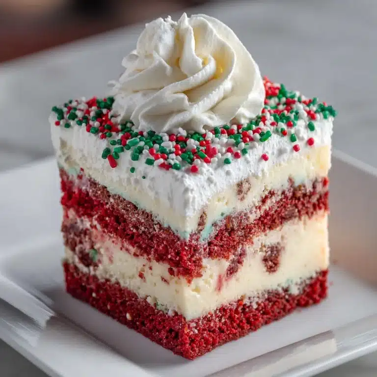 Christmas Red Velvet Poke Cake Recipe
