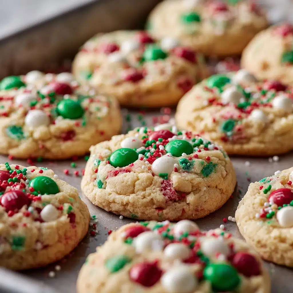 Cake Mix Christmas Cookies Recipe - Recipe Image