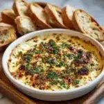 Baked Garlic Bread Dip Recipe