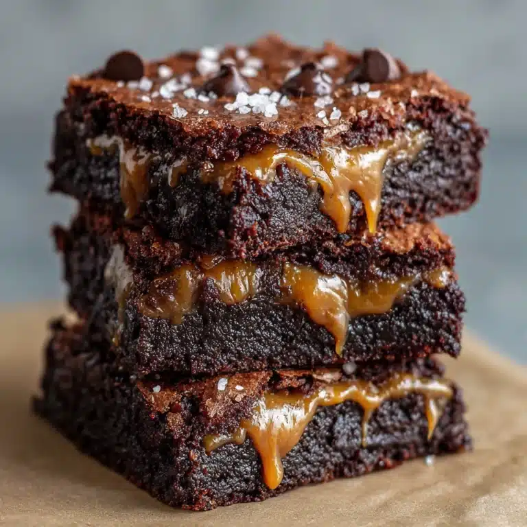 Caramel Chocolate Chunk Brownies Recipe