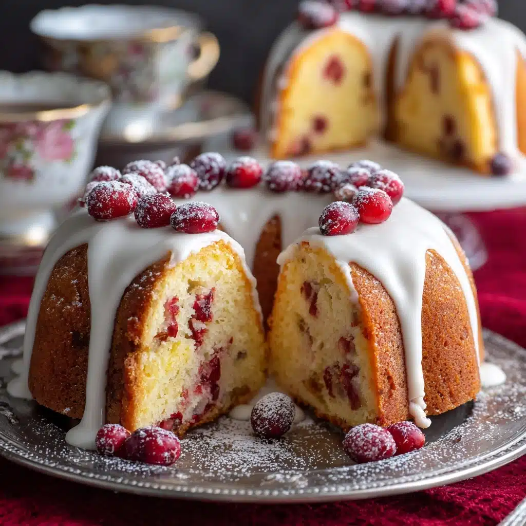 Cranberry Christmas Cake Recipe - Recipe Image