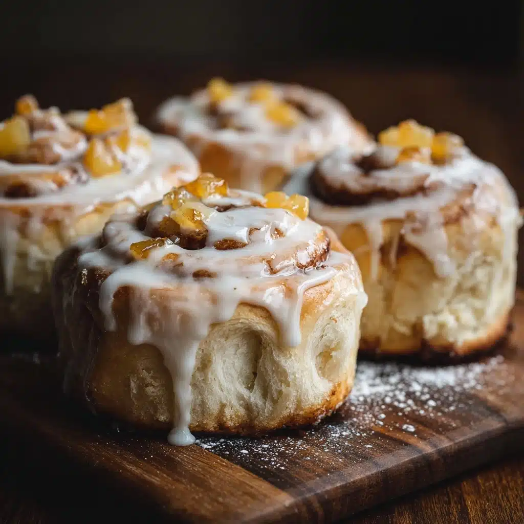 Peachy Cinnamon Rolls Recipe - Recipe Image