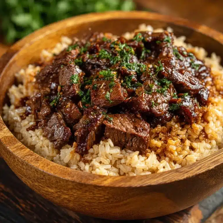 Beef Tips and Rice Recipe