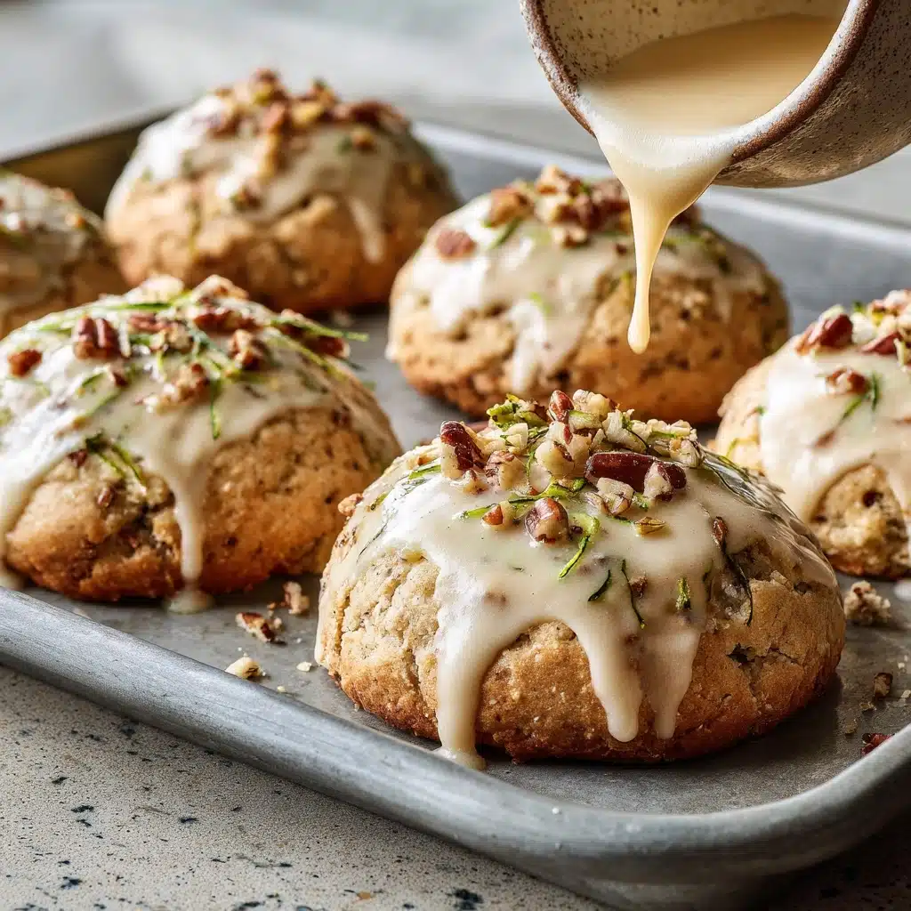 Zucchini Bread Cookies with Brown Butter Glaze Recipe