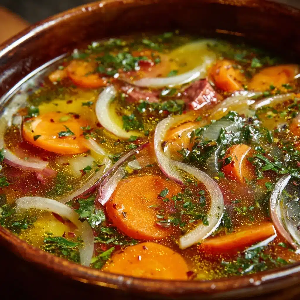 The BEST Vegetable Beef Soup Recipe - Recipe Image