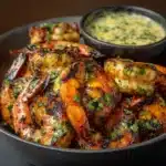 Spicy Garlic Parmesan Grilled Shrimp with Lemon-Herb Aioli Recipe