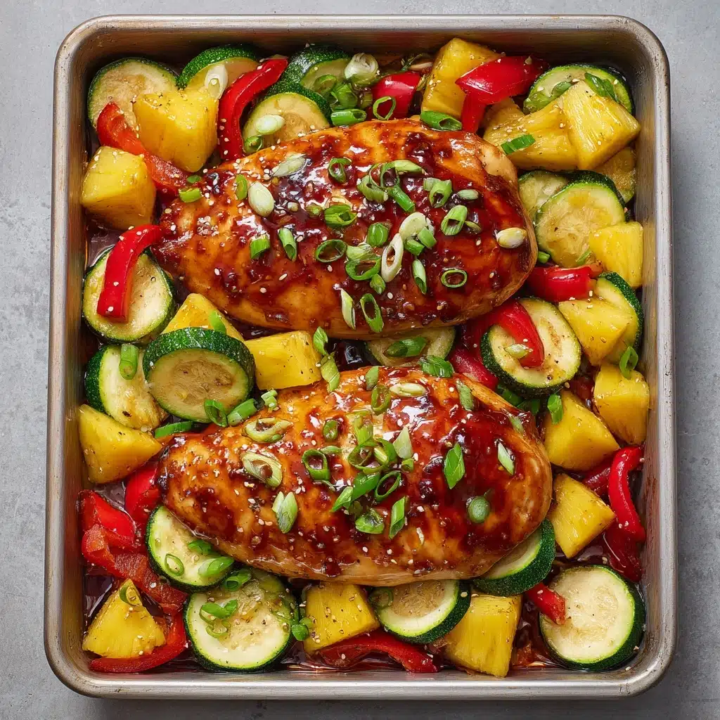Teriyaki Chicken and Pineapple Foil Packets Recipe - Recipe Image