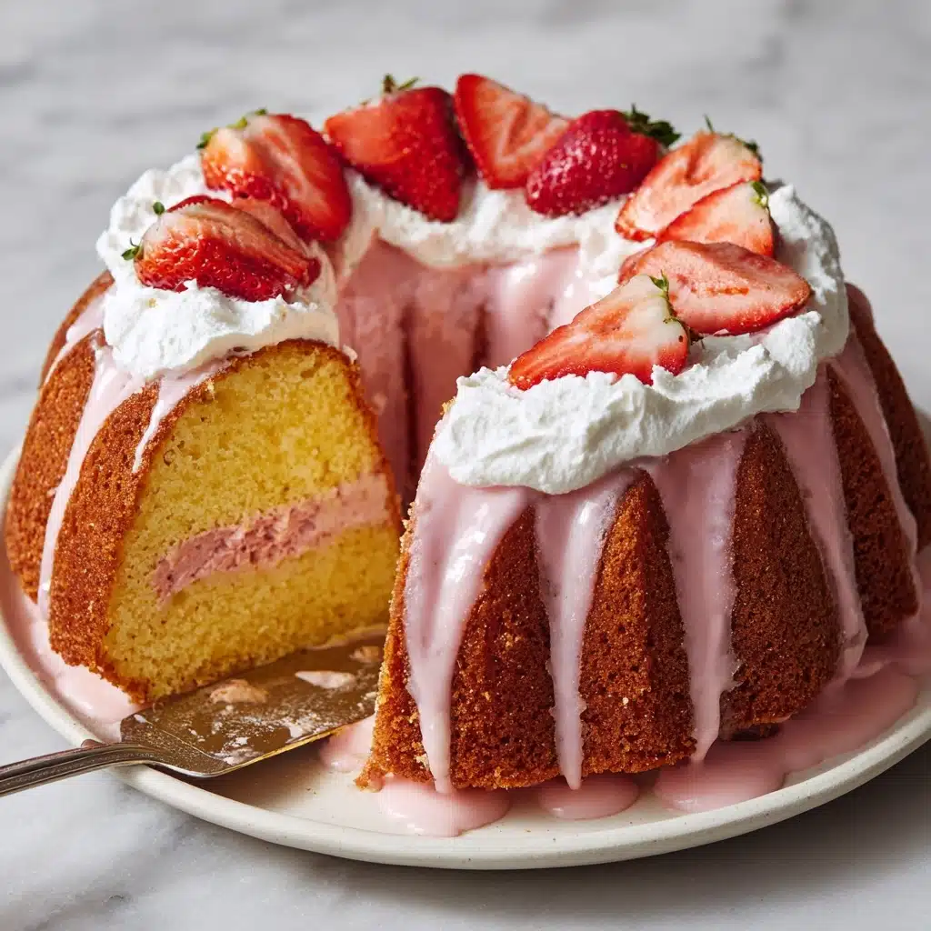 Strawberry Buttermilk Pound Cake Recipe