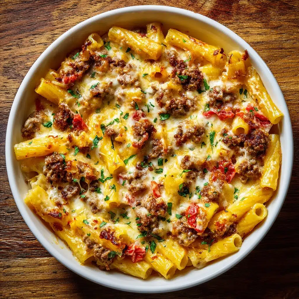 Classic Philly Cheesesteak Pasta Recipe - Recipe Image