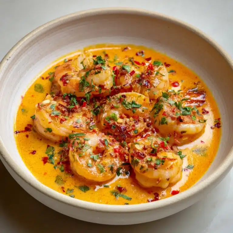 Succulent Shrimp in Creamy Garlic-Paprika Sauce Recipe