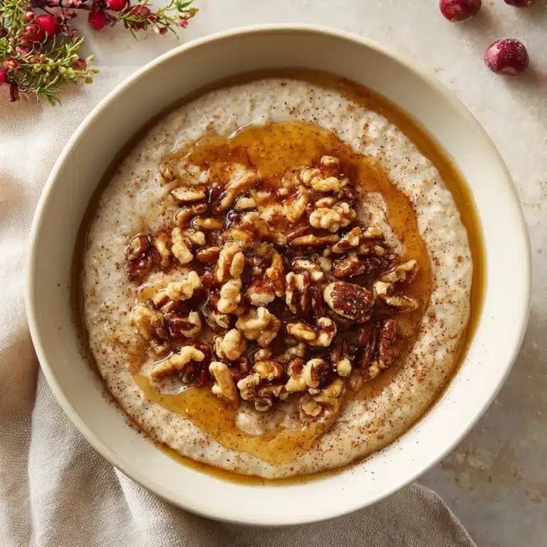Creamy Vanilla Millet Porridge Recipe