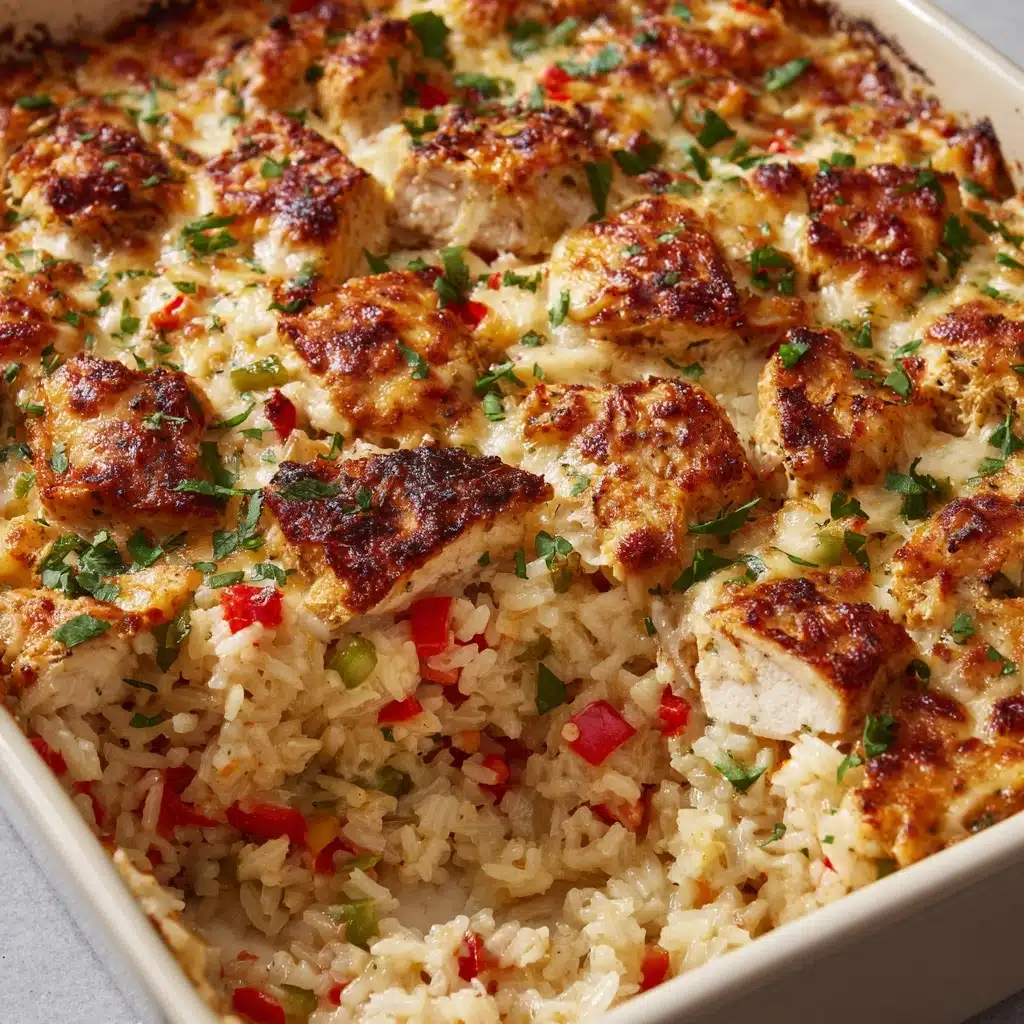 Italian Chicken Rice Casserole Recipe - Recipe Image
