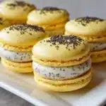 Lemon Poppy Seed Macarons Recipe