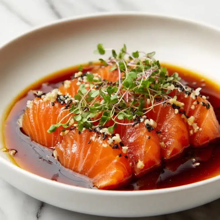 Spicy Salmon Crudo & Carrots Recipe
