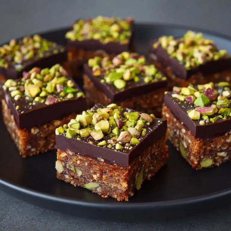 Pistachio Kunafa Brownie Recipe