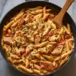 Cashew Cream Cajun Chicken Pasta Recipe