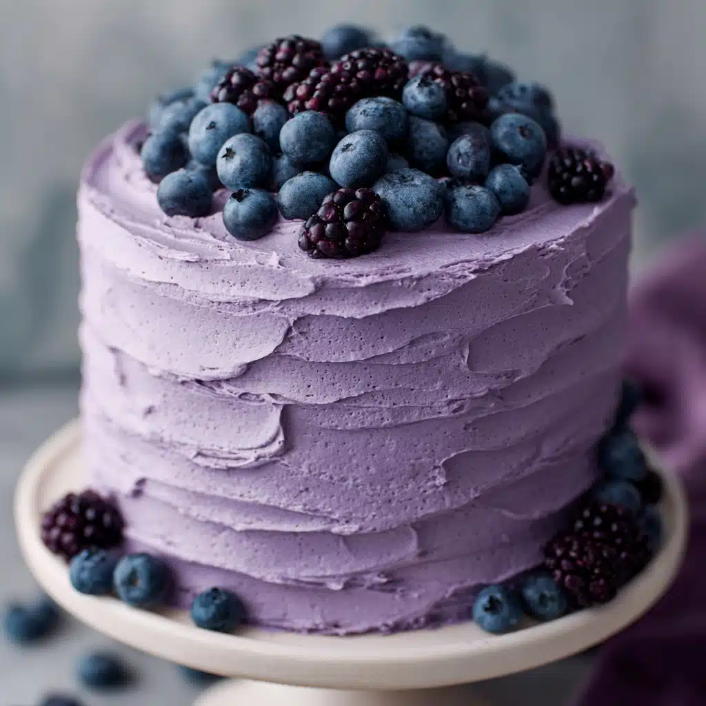 Blueberry Chiffon Cake Recipe
