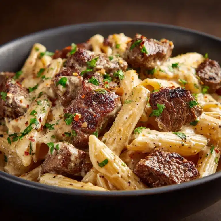 Creamy Steak Pasta Recipe