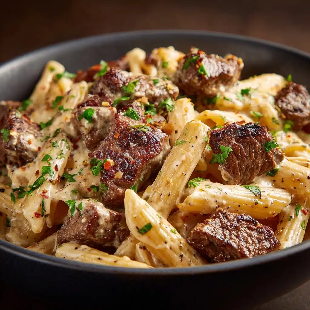 Creamy Steak Pasta Recipe