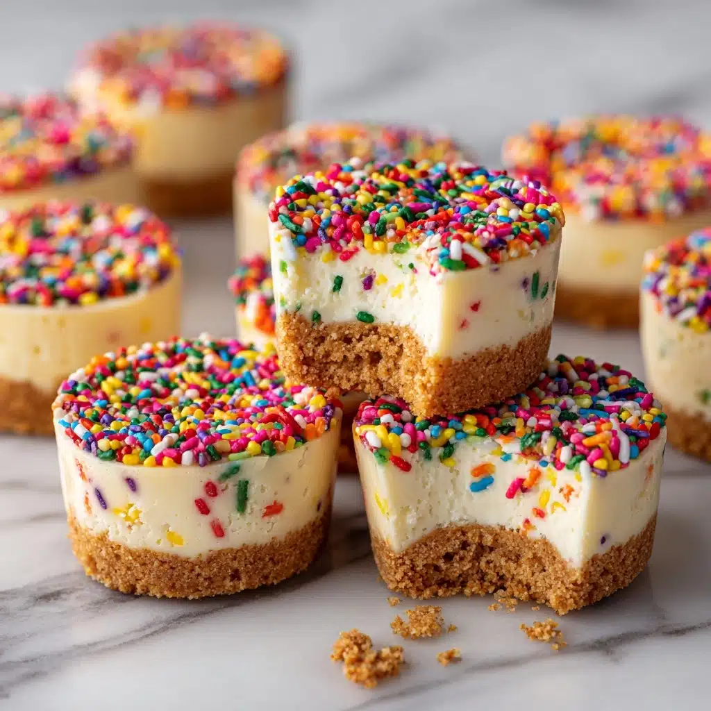 Mini Funfetti Cheesecake Bites Recipe