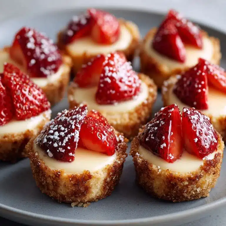 Soft-Baked Strawberry Cheesecake Bites Recipe