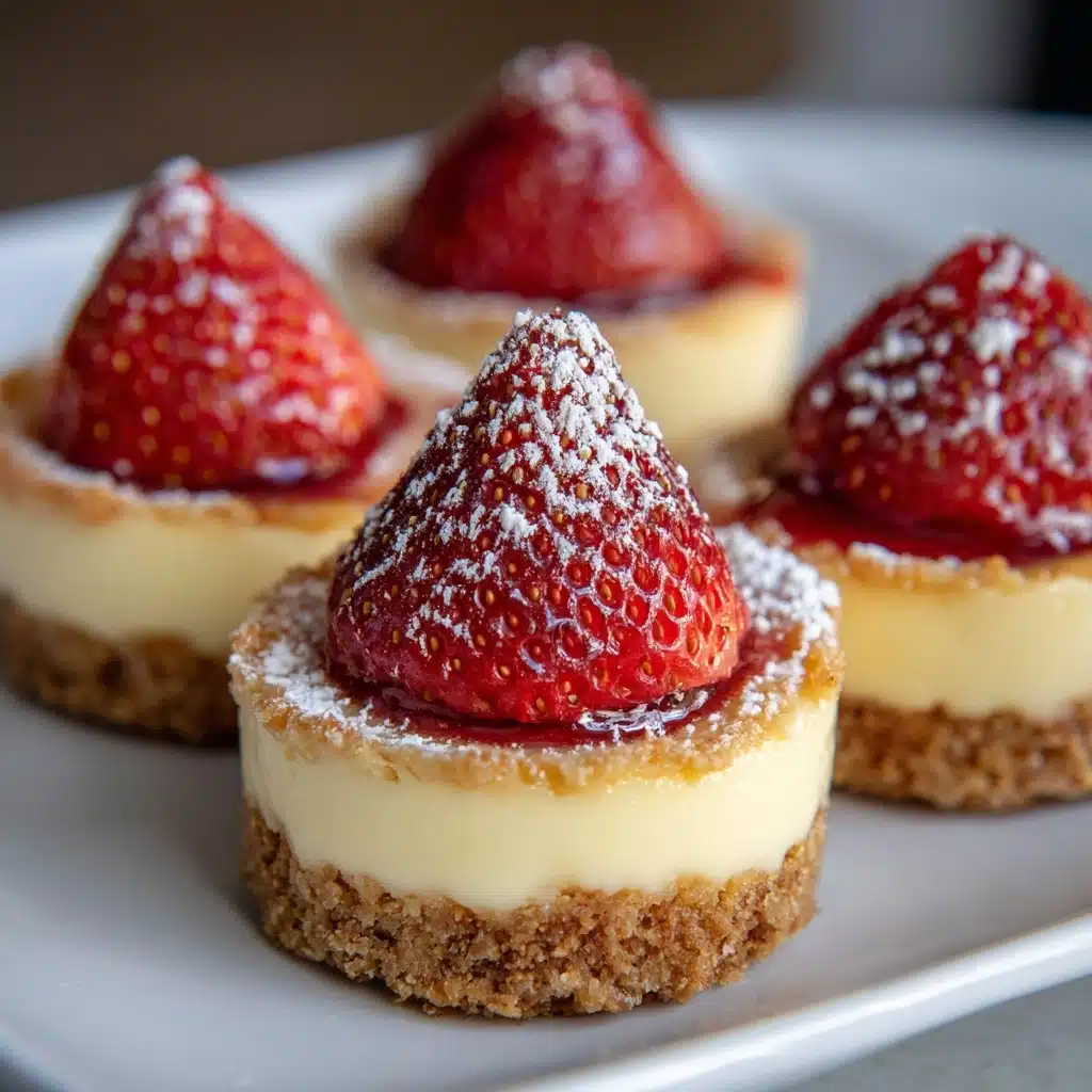 Soft-Baked Strawberry Cheesecake Bites Recipe - Recipe Image