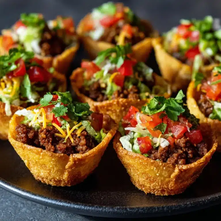 Crunchy Taco Cups Recipe