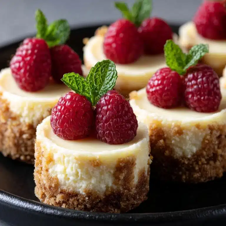Easy Mini Cheesecakes Recipe