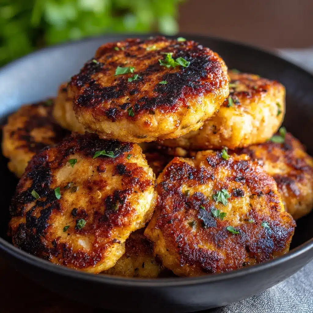 Delicious Air Fryer Chicken Rissoles Recipe - Recipe Image