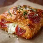 Easy Mozzarella Pepperoni Croissant Rolls Recipe