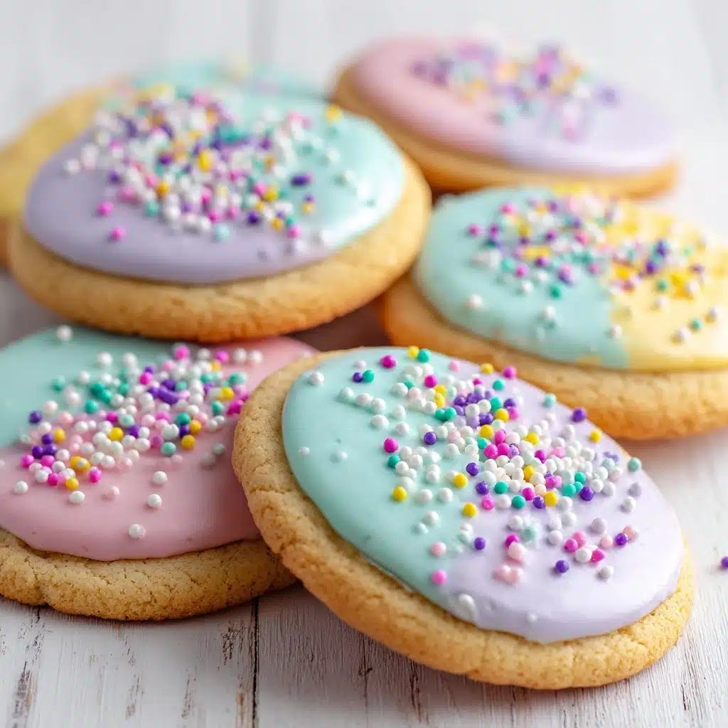 Easter Egg Sugar Cookies Recipe - Recipe Image
