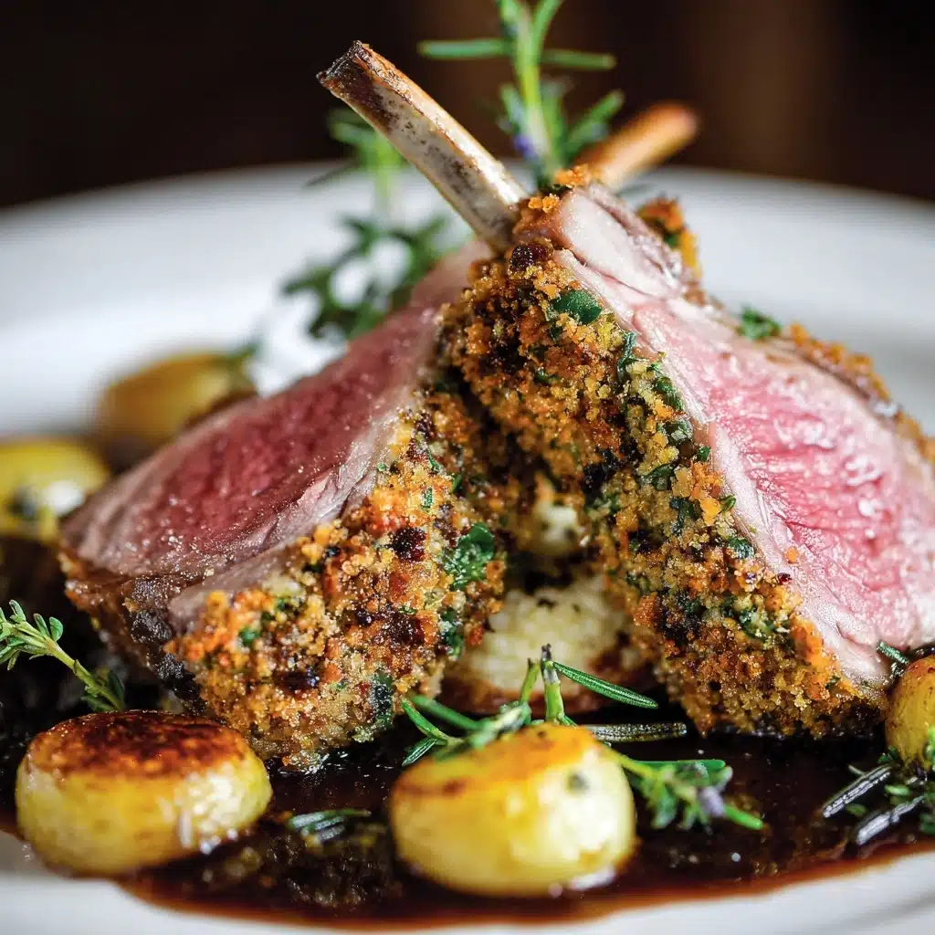 Herb-Crusted Roasted Lamb at Home Recipe
