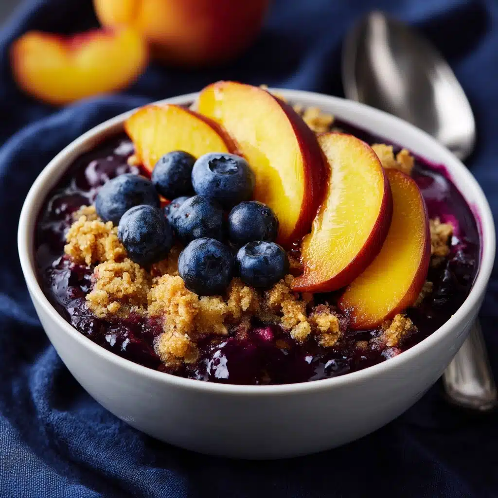 Crockpot Blueberry Peach Cobbler Recipe - Recipe Image