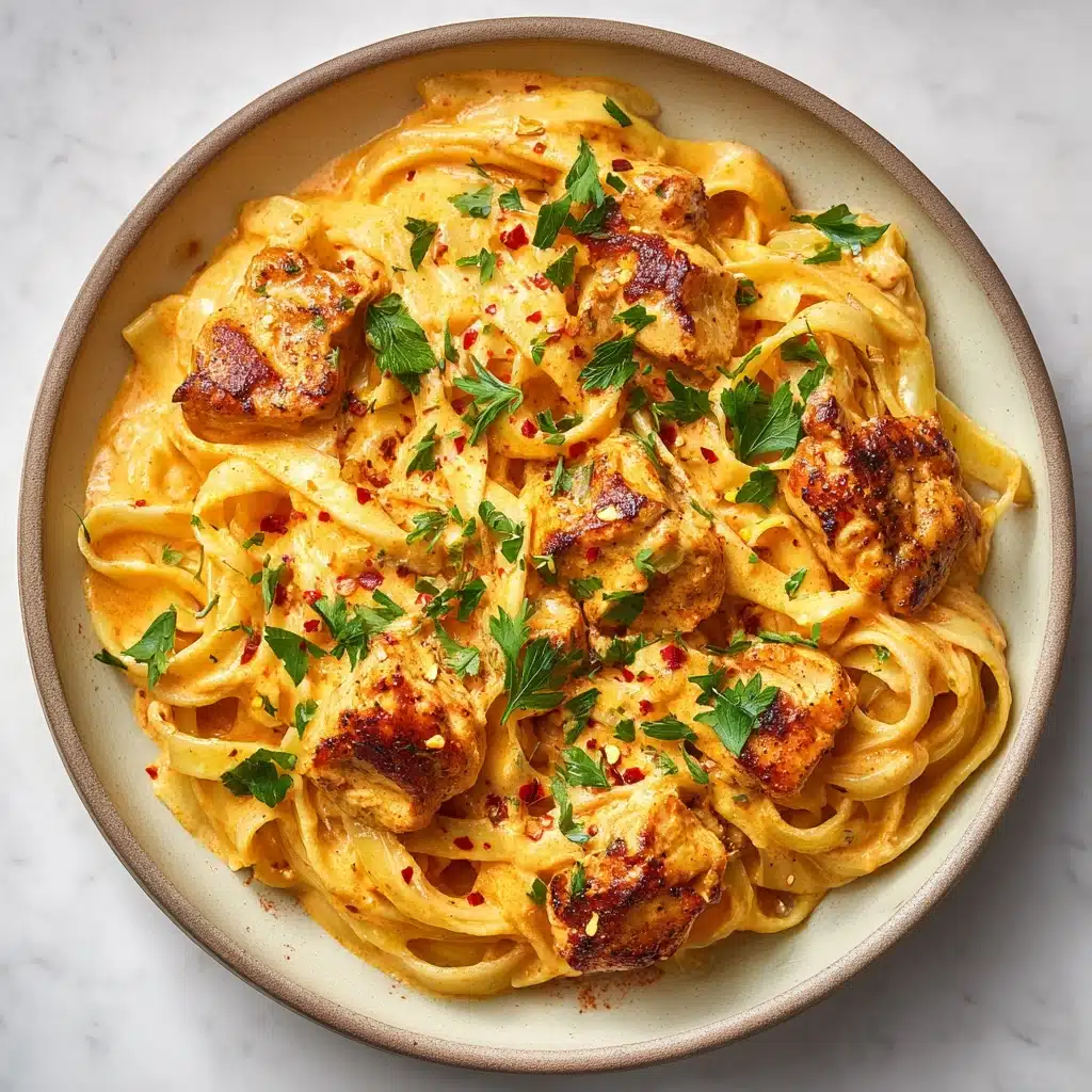 Cowboy Butter Chicken Linguine Recipe - Recipe Image
