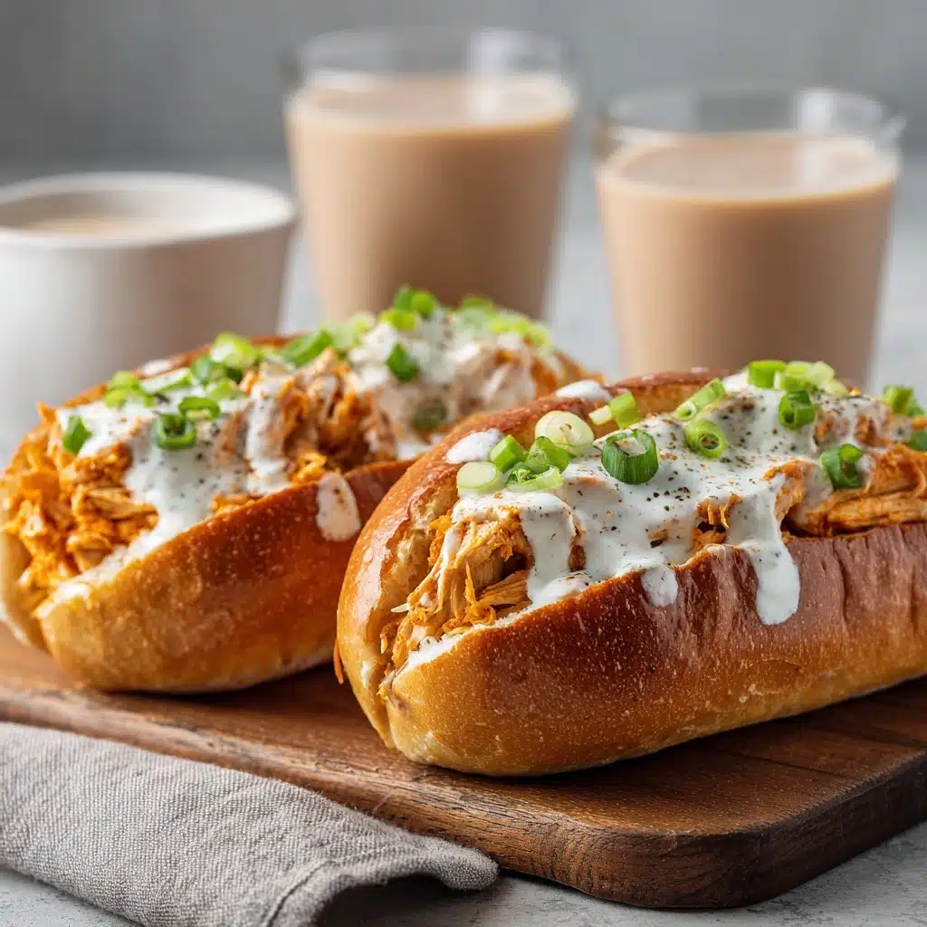 Buffalo Chicken Cheesesteak Recipe - Recipe Image