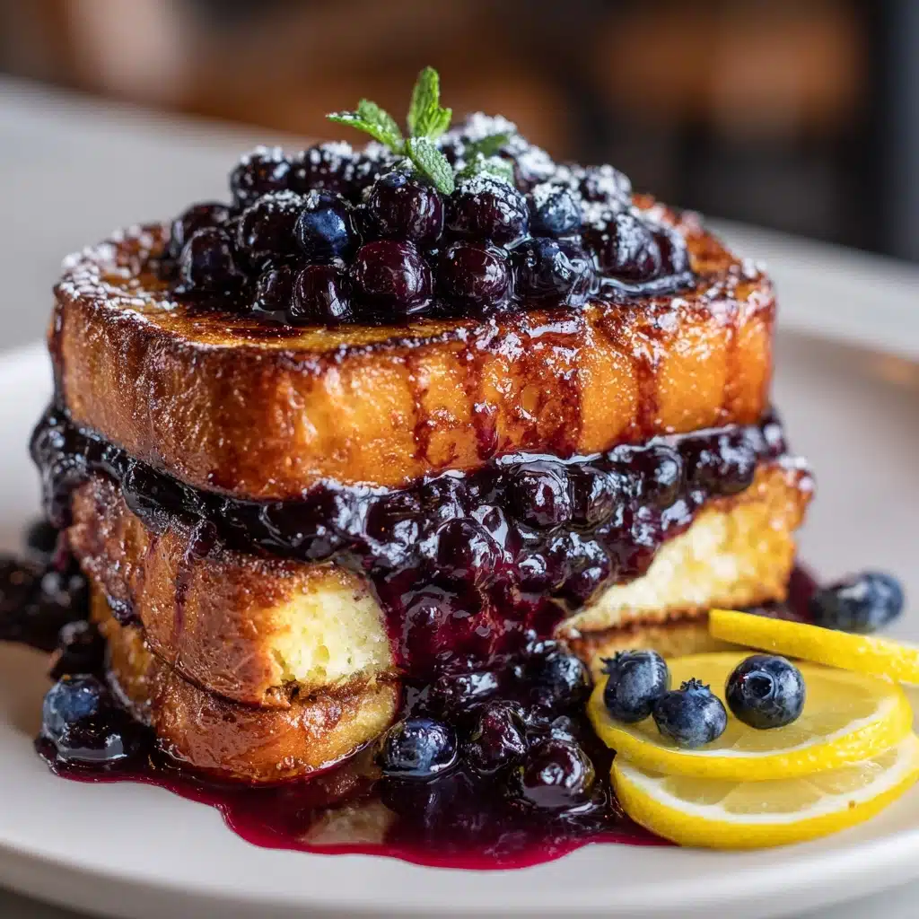 Blueberry Stuffed French Toast Recipe - Recipe Image