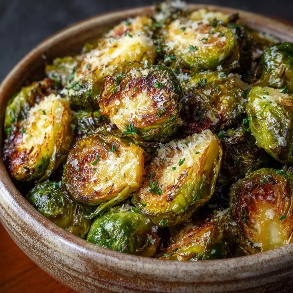 Garlic Parmesan Brussels Sprouts Recipe