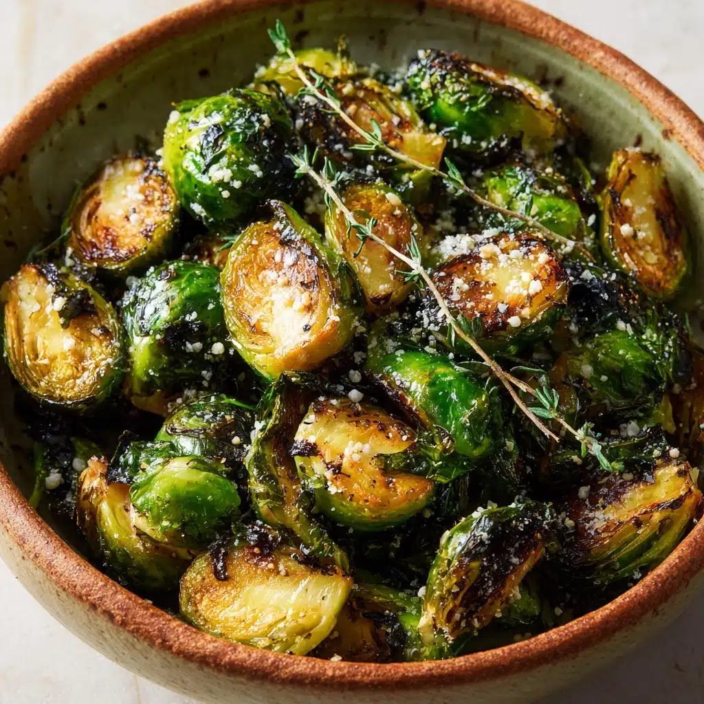 Garlic Parmesan Brussels Sprouts Recipe - Recipe Image