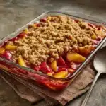 Peach Strawberry Crisp Recipe
