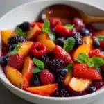 Peach Berry Fruit Salad Recipe