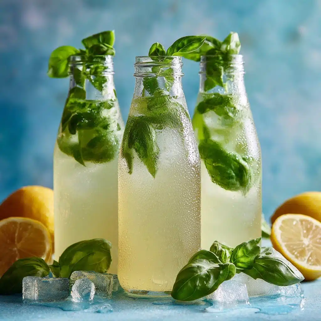 Basil Lemonade Drink Recipe - Recipe Image