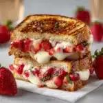 Strawberry Balsamic Brie Grilled Cheese Recipe