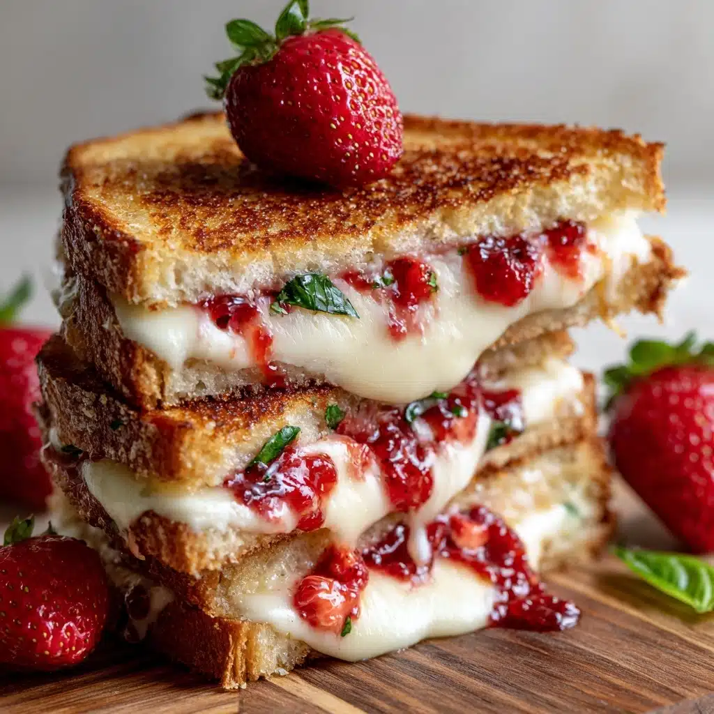 Strawberry Balsamic Brie Grilled Cheese Recipe - Recipe Image