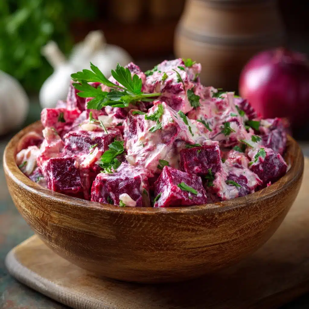 Creamy Beetroot Salad Recipe - Recipe Image